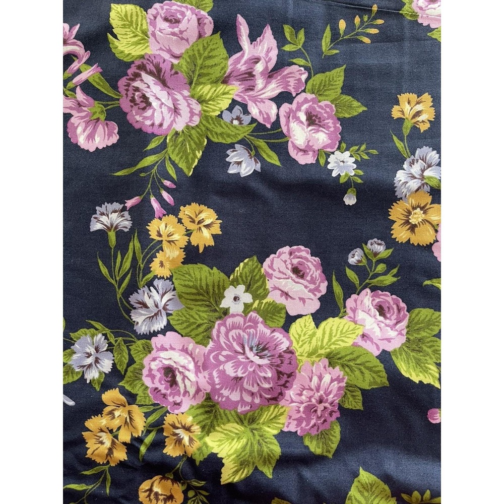 Jewel Tone Blends By Sharon Yenter For In The Beginning Fabrics 2006 Blue Floral